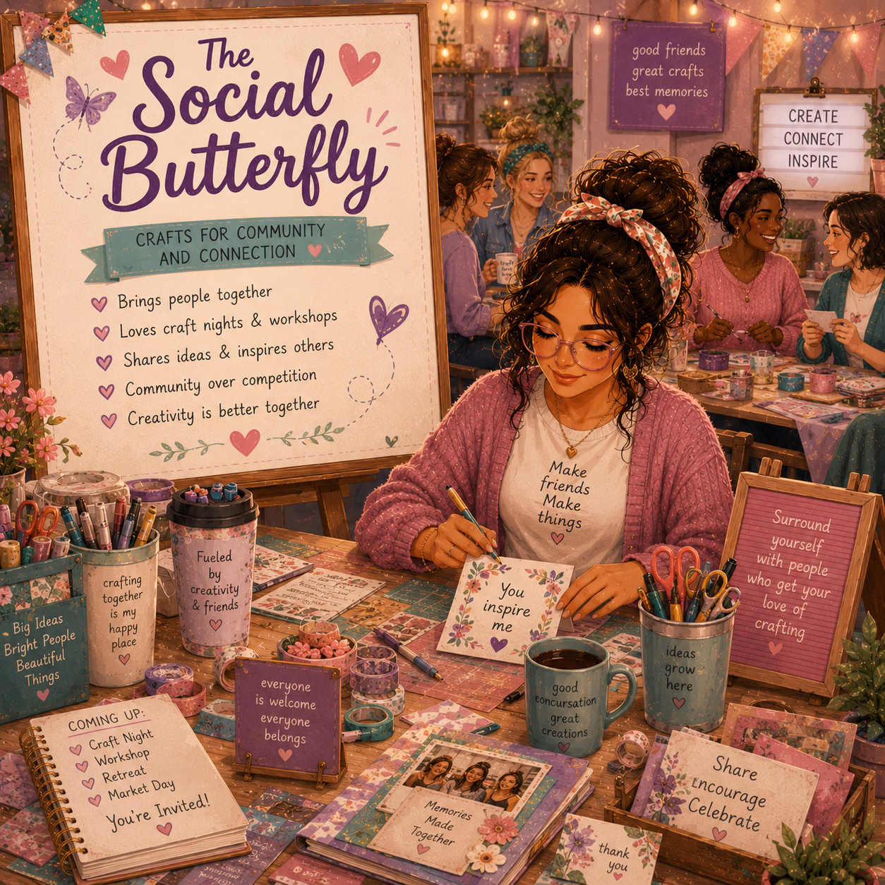 The Social Butterfly