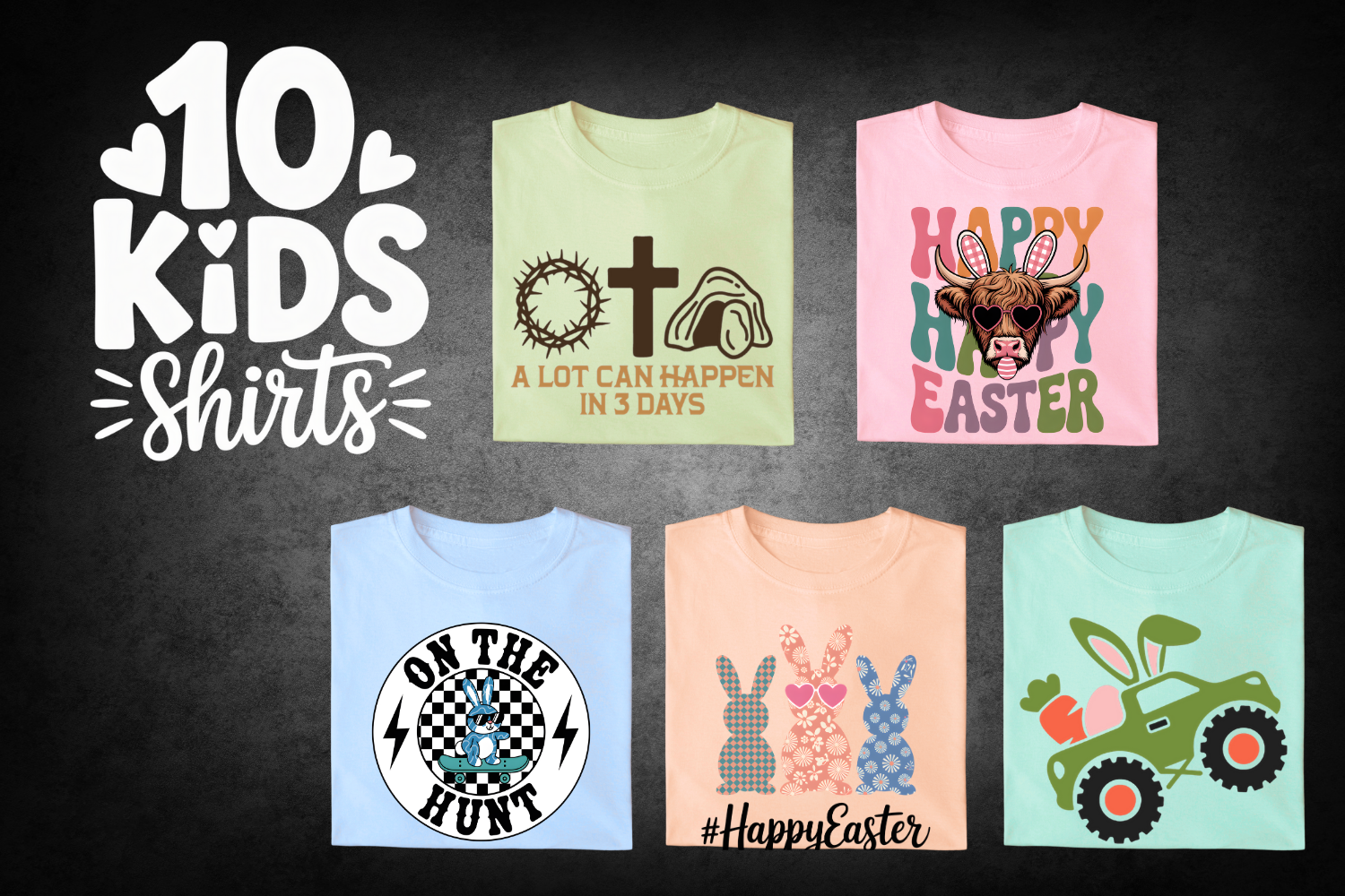 January Easter Shirt Pack