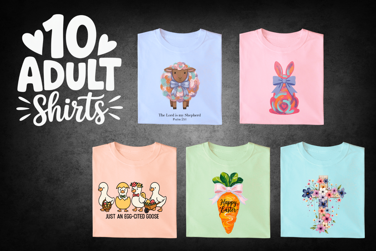 January Easter Shirt Pack