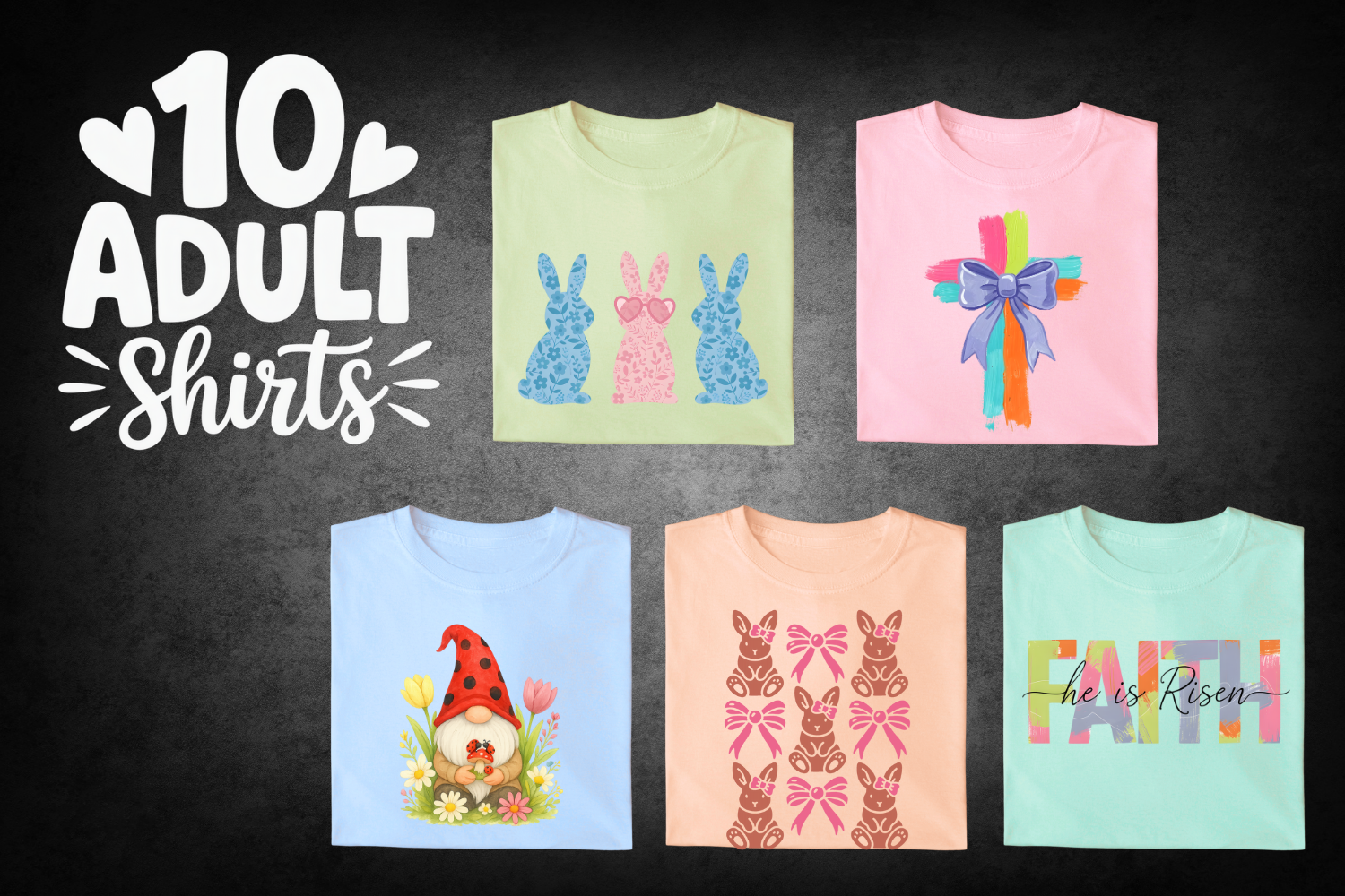 January Easter Shirt Pack