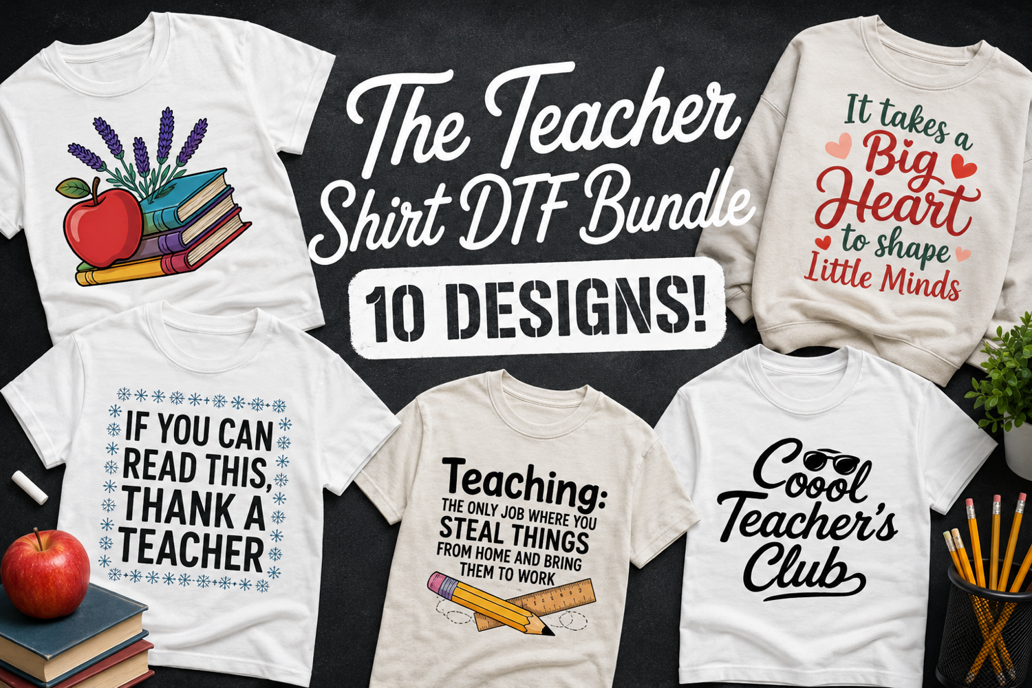 Teacher DTF 60" Sheet - Perfect for DIY Teacher Gifts