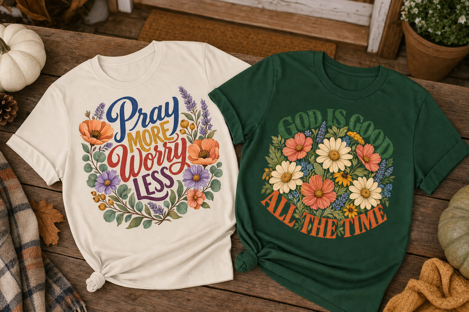 Christian DTF Transfer Bundle – 15 Shirt Designs view 9