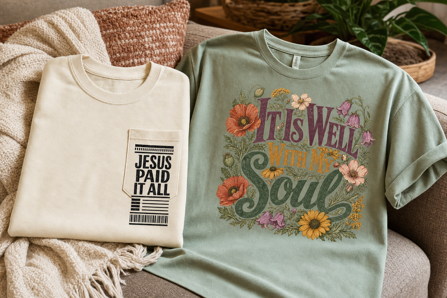 Christian DTF Transfer Bundle – 15 Shirt Designs view 5