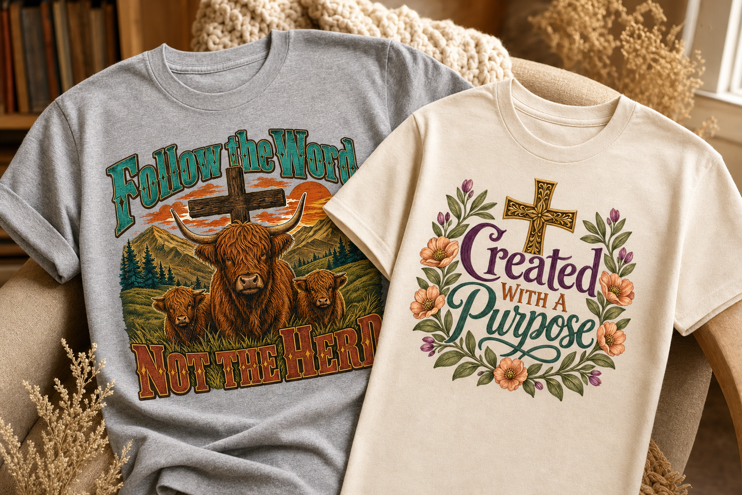 Christian DTF Transfer Bundle – 15 Shirt Designs view 10