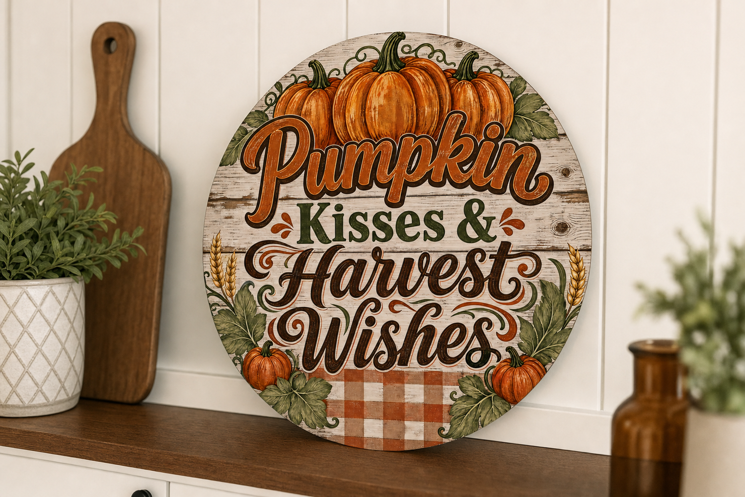 Halloween Door Sign UV DTF Transfer Bundle – 12 Farmhouse Designs view 4