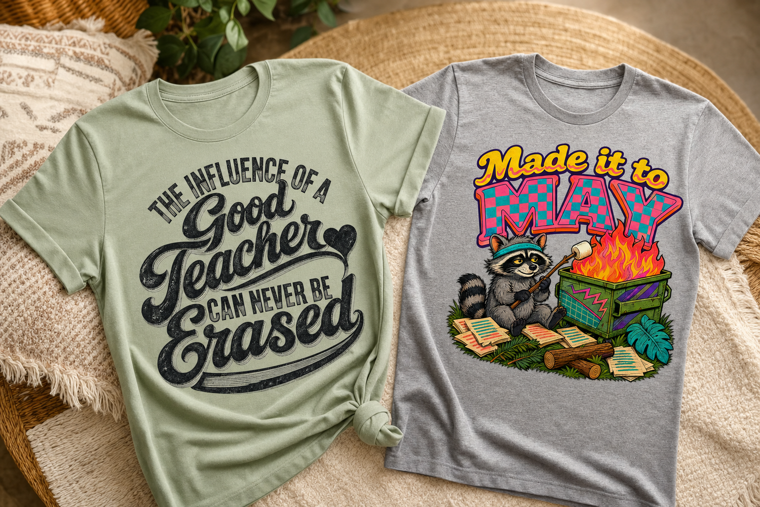 Teacher Shirt DTF Transfer Bundle | 12 Designs | 60-Inch Gang Sheet view 6