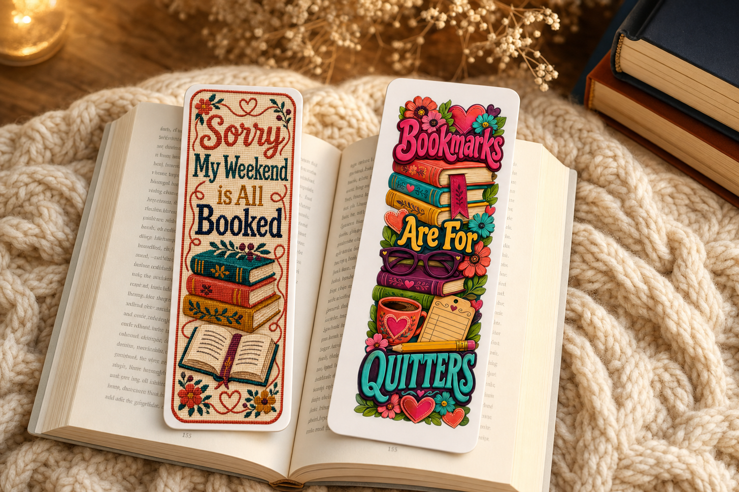 Bookmarks UV DTF Gang Sheet – 30 Peel-and-Stick Designs view 8