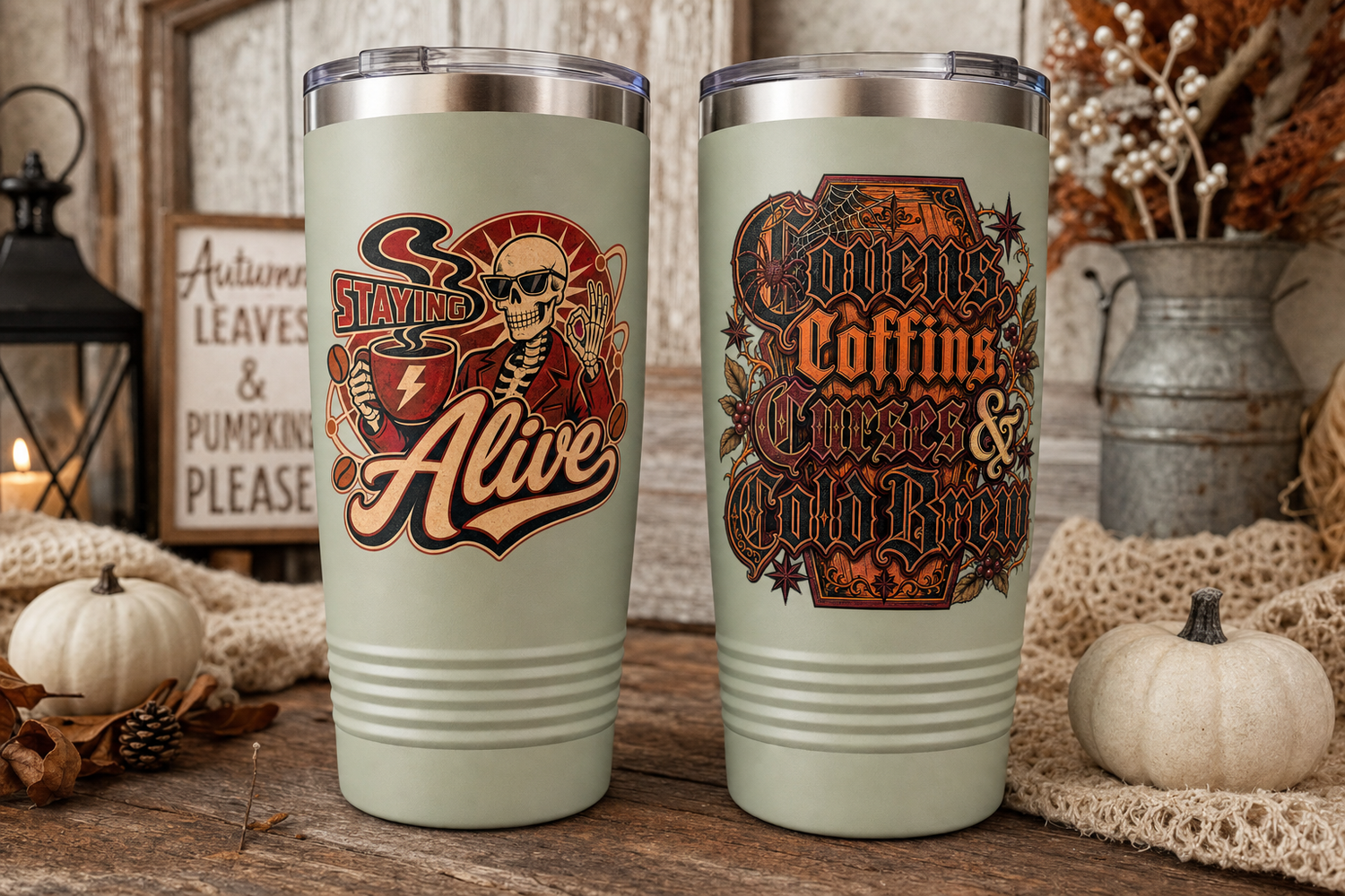 Halloween Mug Bundle UV DTF Gang Sheet – 21 Tumbler Decals view 8