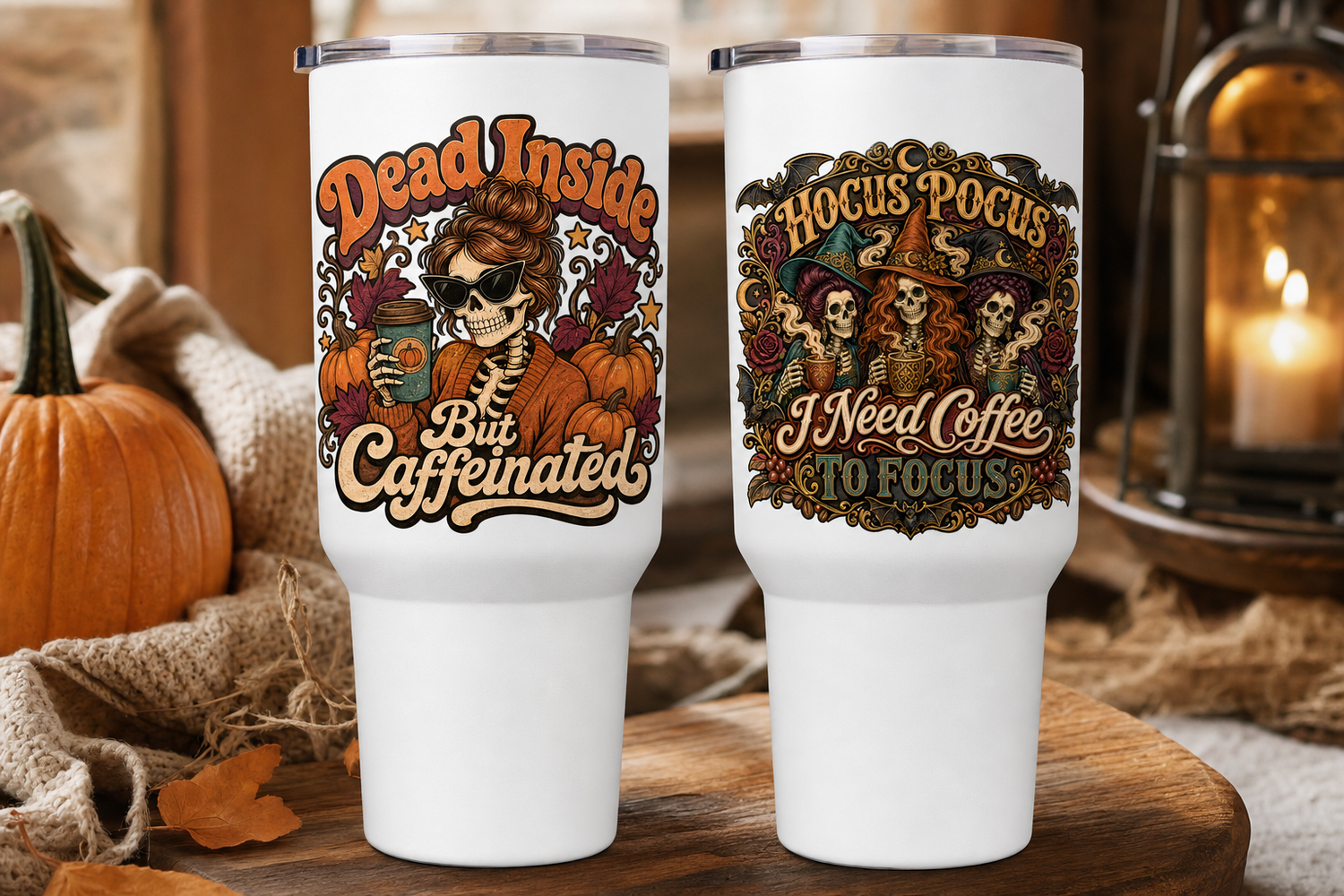 Halloween Mug Bundle UV DTF Gang Sheet – 21 Tumbler Decals view 5