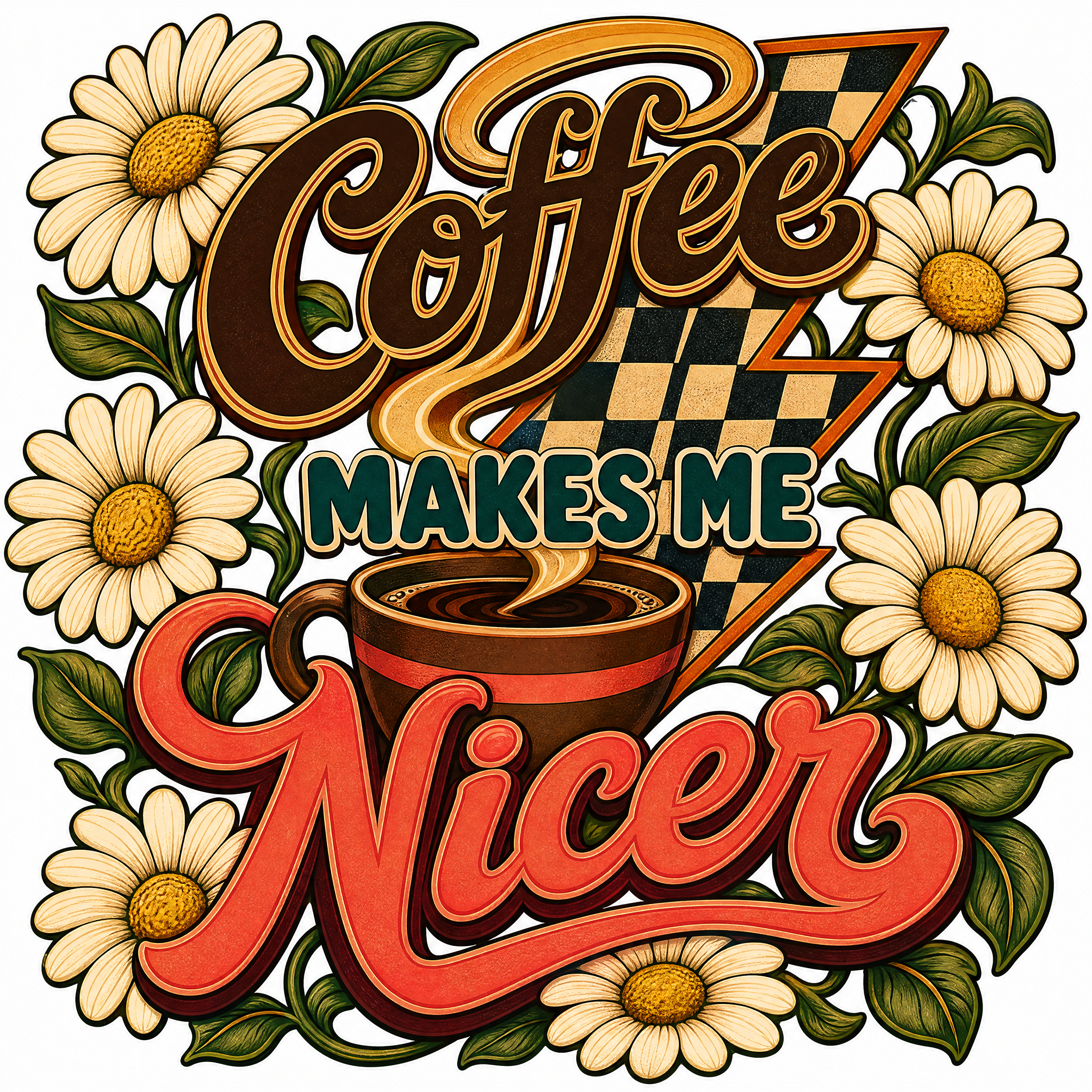 Funny Hand Lettered UV DTF Tumbler Decal Gang Sheet – 64 Designs design 62