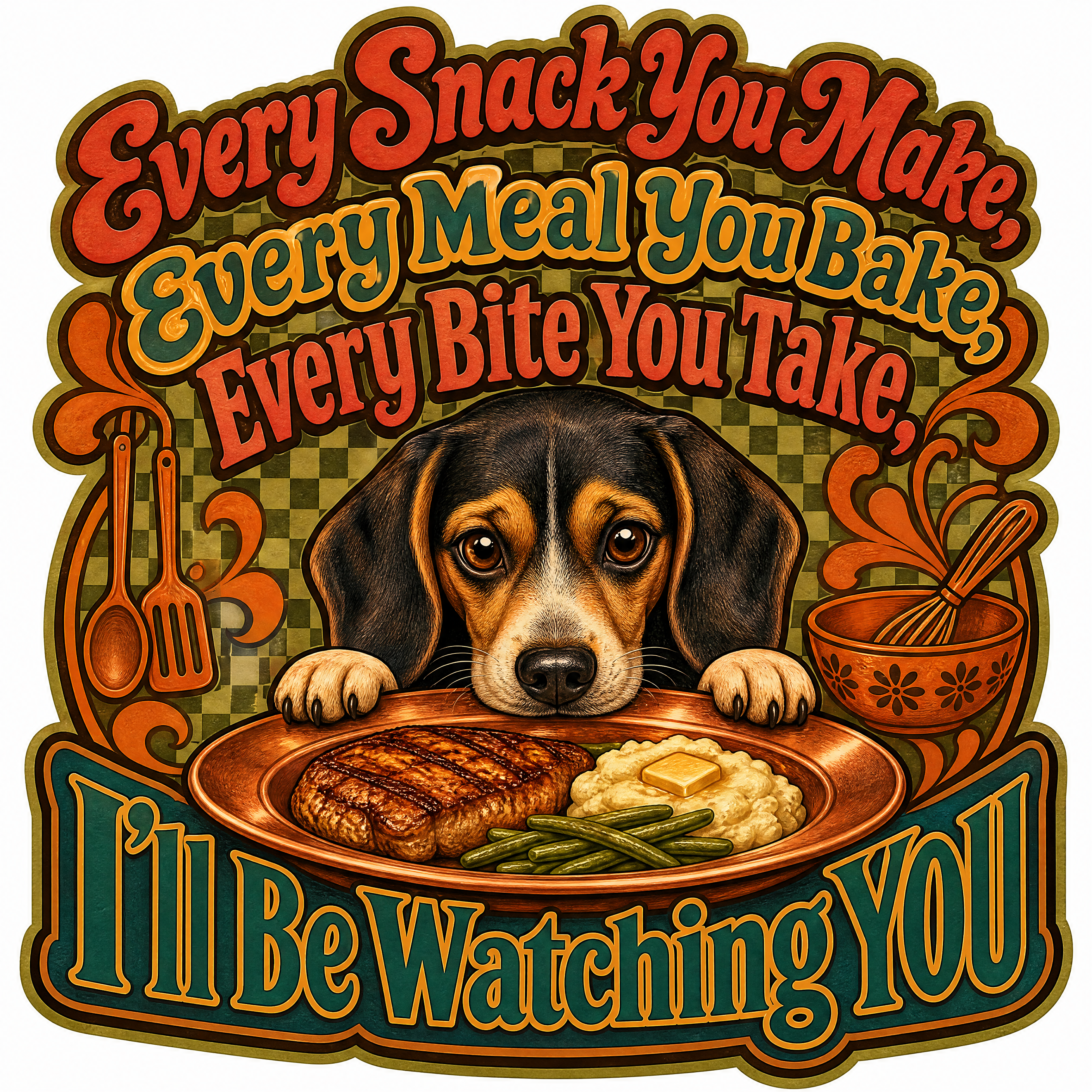Funny Dog Mugs UV DTF Gang Sheet – 53 Tumbler Decal Designs design 44