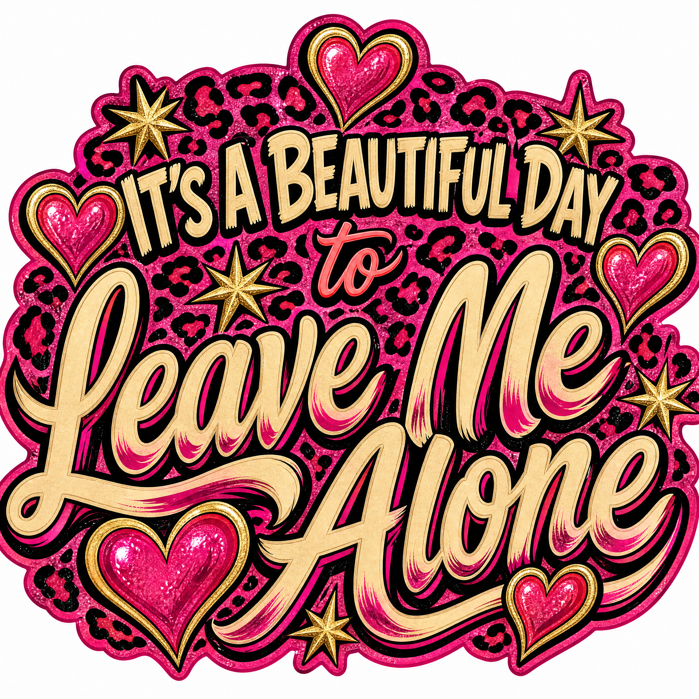 Funny Hand Lettered UV DTF Tumbler Decal Gang Sheet – 64 Designs design 45
