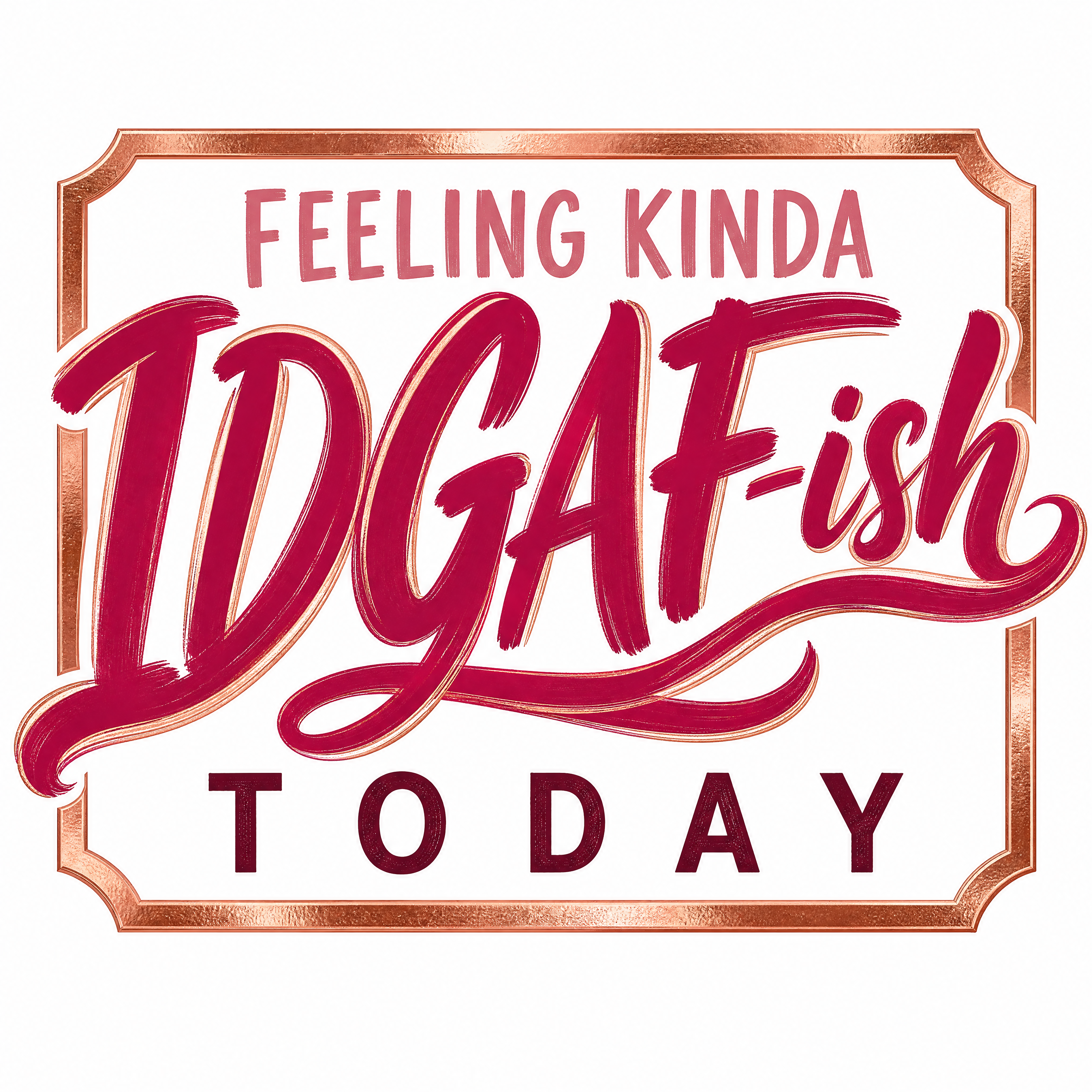 Funny Hand Lettered UV DTF Tumbler Decal Gang Sheet – 64 Designs design 8