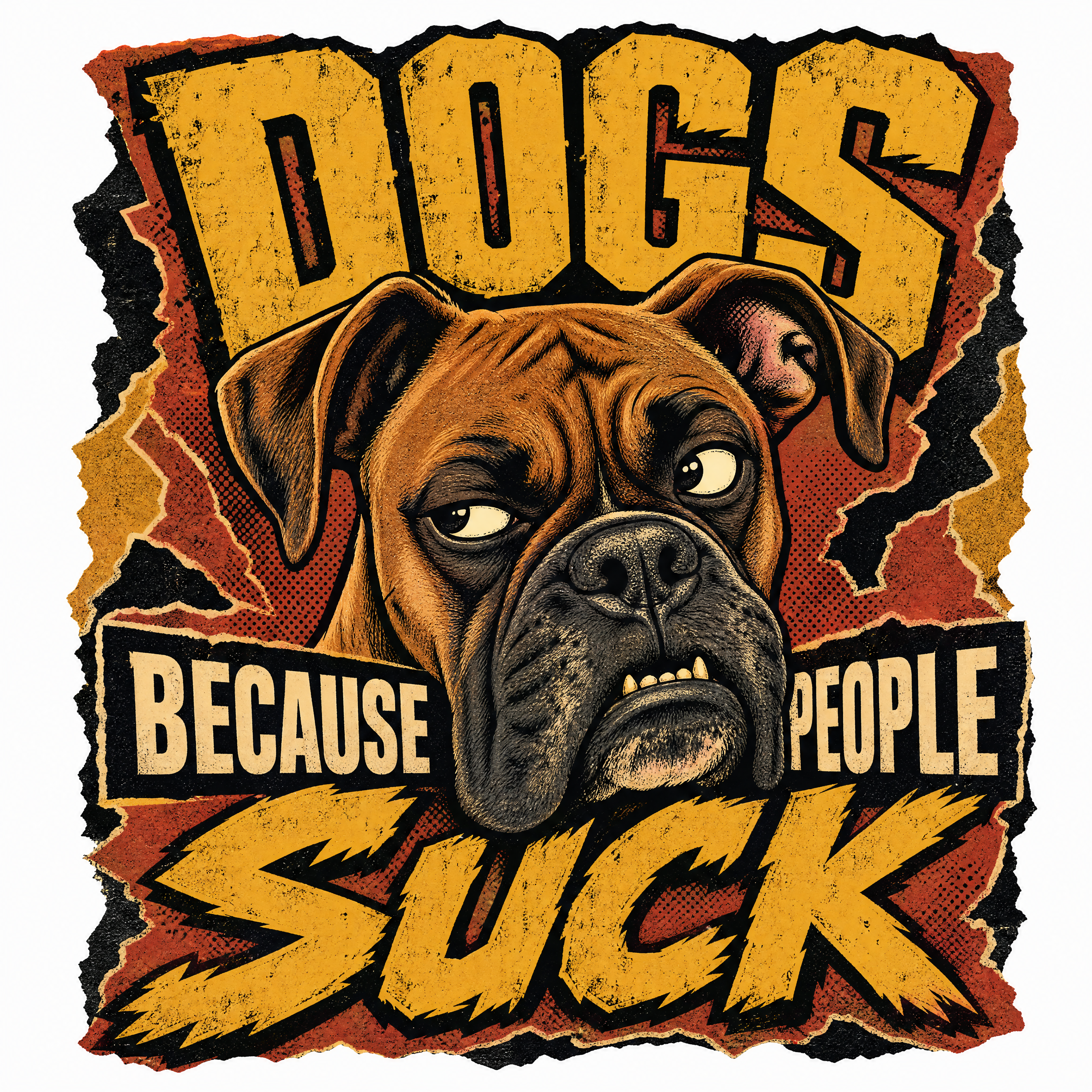 Funny Dog Mugs UV DTF Gang Sheet – 53 Tumbler Decal Designs design 21