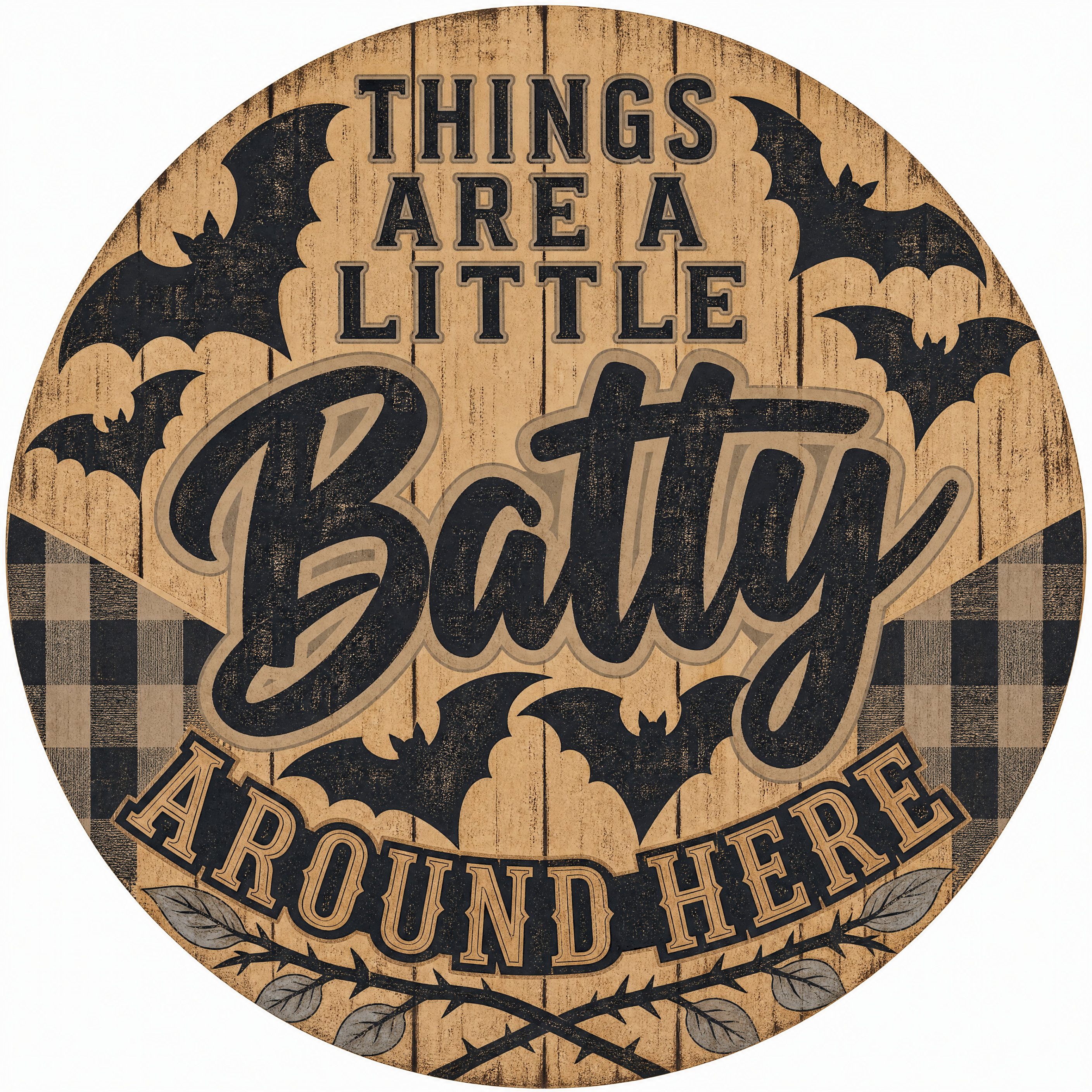 Halloween Door Sign UV DTF Transfer Bundle – 12 Farmhouse Designs design 8