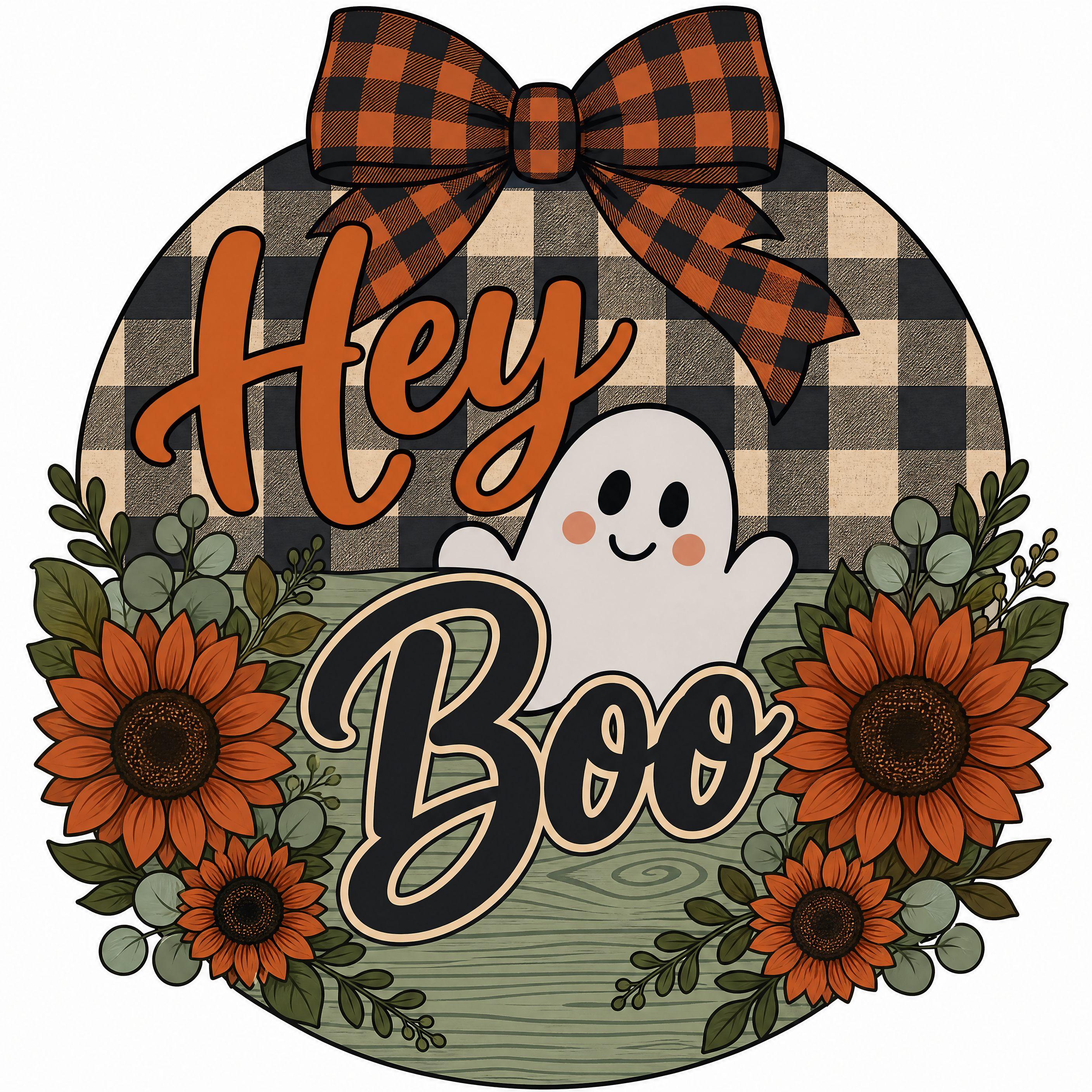 Halloween Door Sign UV DTF Transfer Bundle – 12 Farmhouse Designs design 4