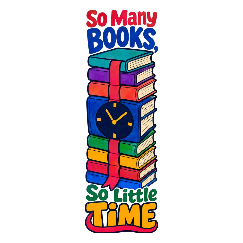 Bookmarks UV DTF Gang Sheet – 30 Peel-and-Stick Designs design 20
